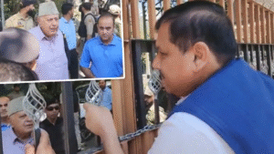 जम्मू-कश्मीर में क्या कर रहे हैं AAP सांसद संजय सिंह, क्यों गेस्ट हाउस में किया बंद? मिलने पहुंचे फारूक अब्दुल्ला